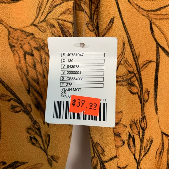 URBAN OUTFITTERS Long Sleeve Skater Dress with Lace Up Back - Picture 1 of 3